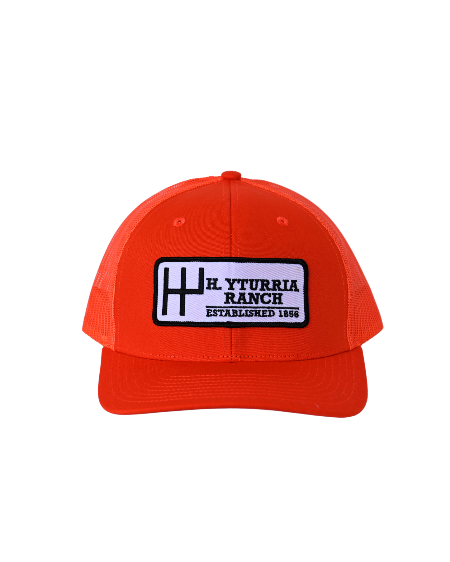 H. Yturria Ranch Embroidered Patch Cap - Hunter Orange