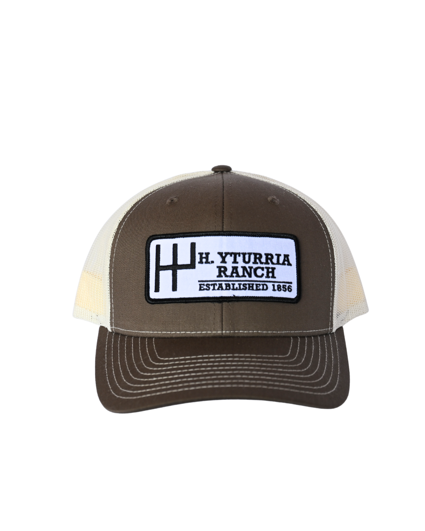 H. Yturria Ranch Embroidered Patch Cap - Tan & Brown