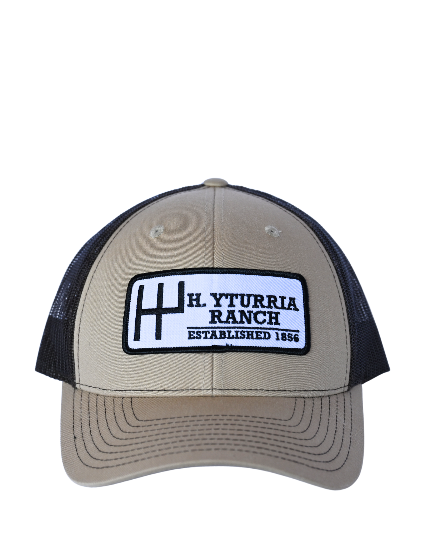 H. Yturria Ranch Embroidered Patch Cap - Tan & Black