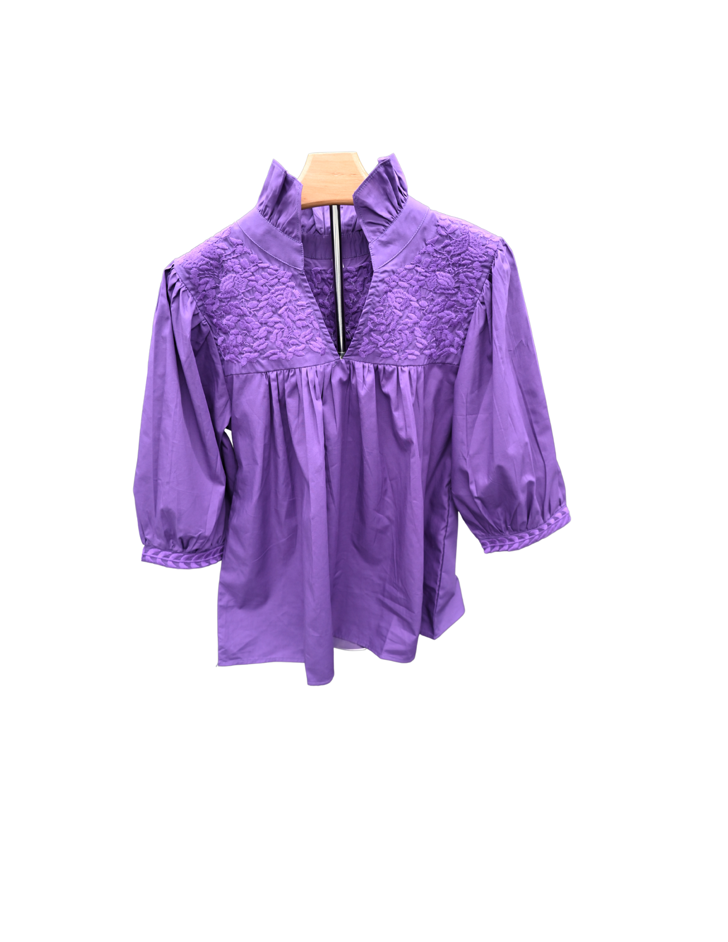 Double Purple Tailgater Blouse