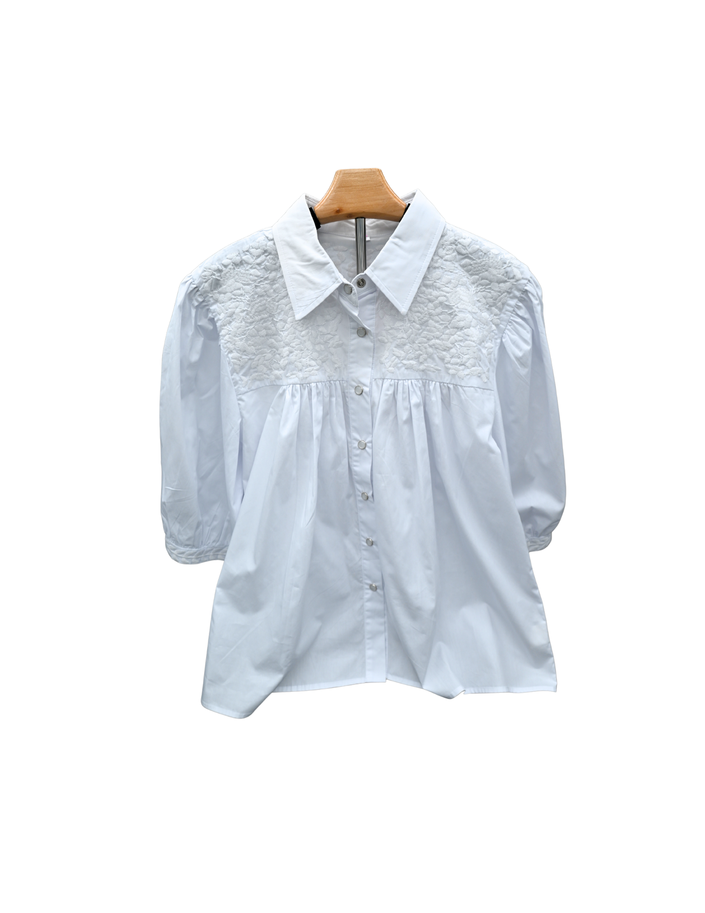 Double White Cowgirl Blouse