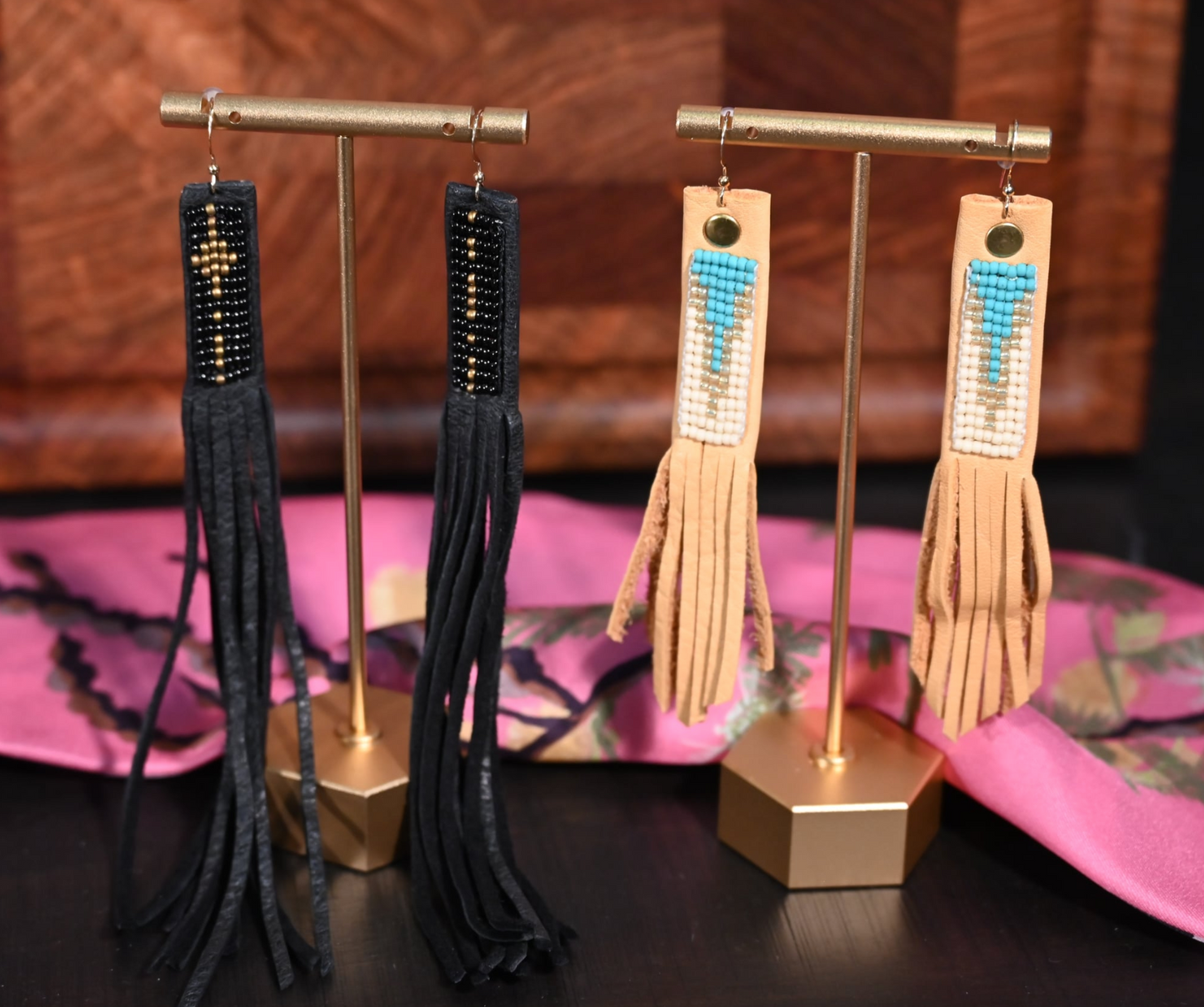Oasis Stream Fringe Earrings
