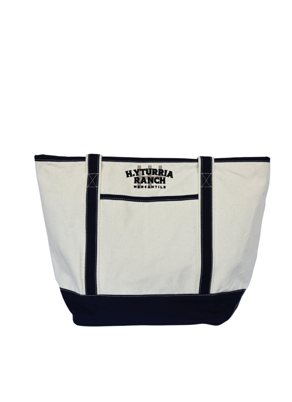 H. Yturria Ranch Logo Black Tote