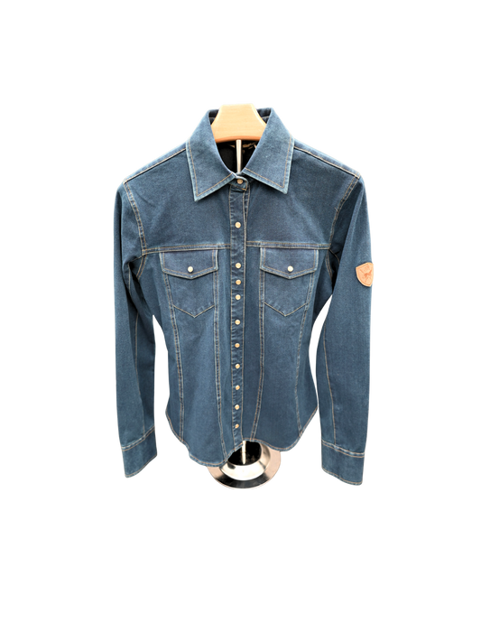 Denim Jean Shirt Indigo