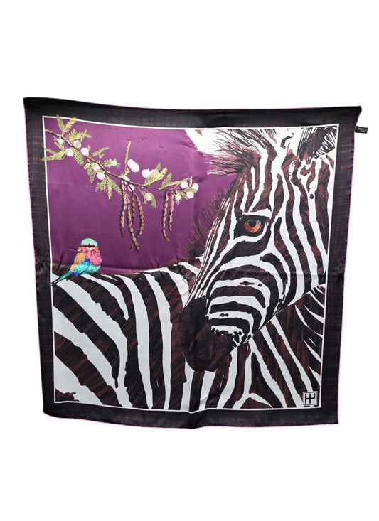Zebra Silk Scarf
