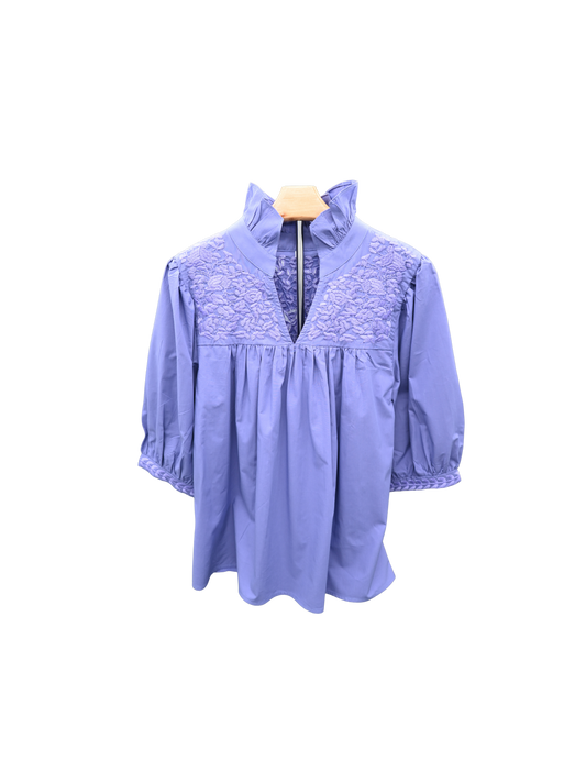 Double Lilac Tailgater Blouse