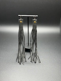 Calm Midnight Fringe Earrings