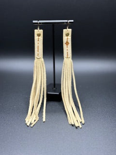 Earth Streak Fringe Earrings