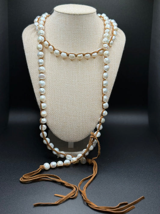 Handmade Freshwater Medium Size Pearl Necklace