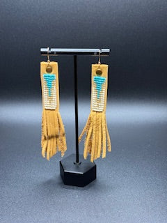 Oasis Tile Fringe Earrings