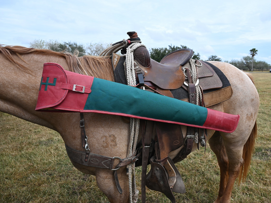Custom Rifle/Shotgun Scabbard - Crocodile Leather