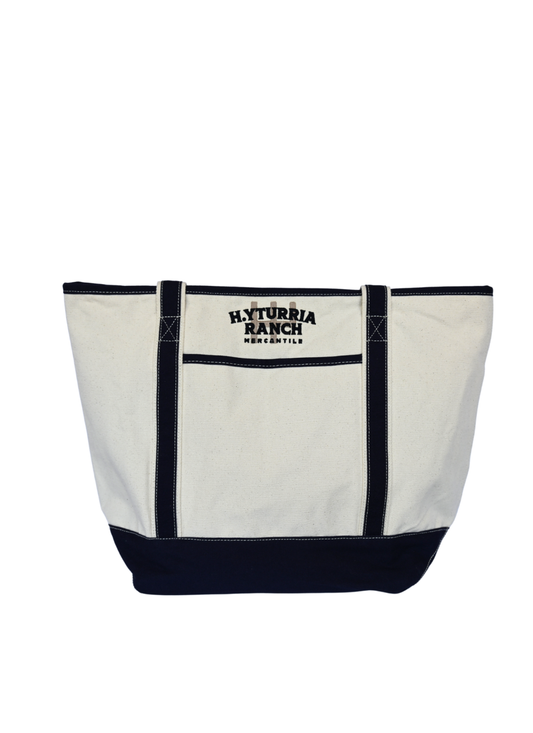 H. Yturria Ranch Logo Black Tote
