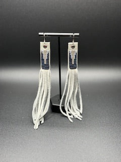 Winter Stream Fringe Earrings